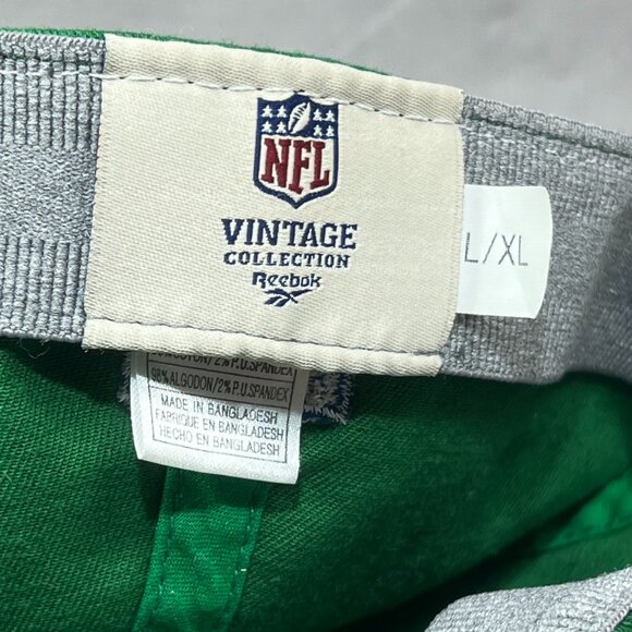 New York Jets Reebok NFL Flexfit L/XL Hat Cap Green Vintage Collection Dad Mens - Picture 10 of 16